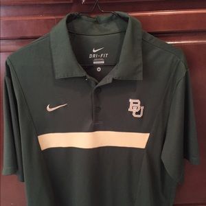 Baylor Nike dri-fit polo